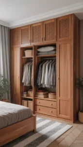Wooden Wardrobes for Warm and Timeless Appeal