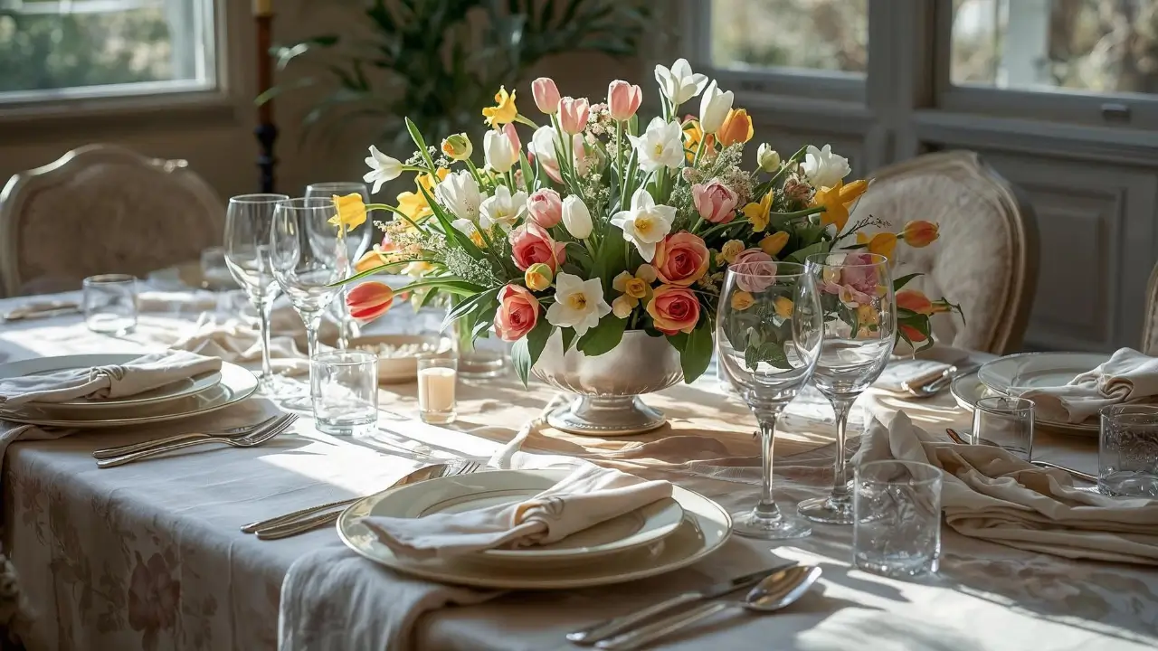 spring table decor