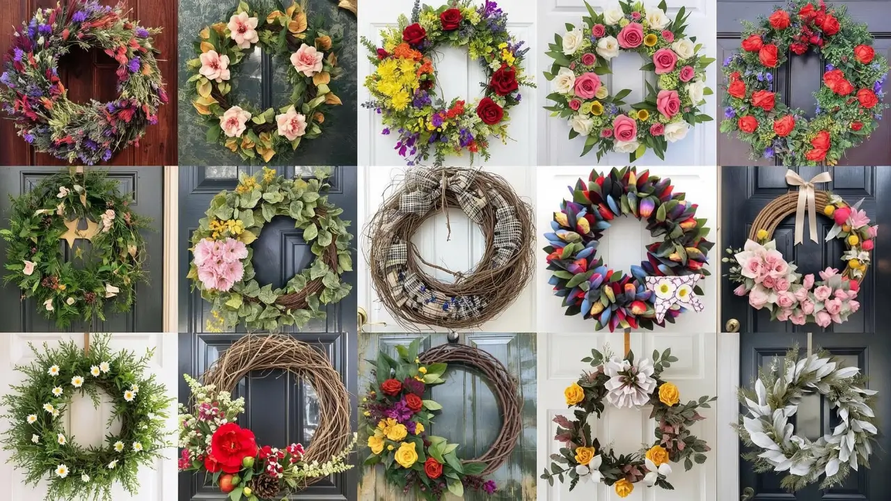 spring wreaths for front door diy