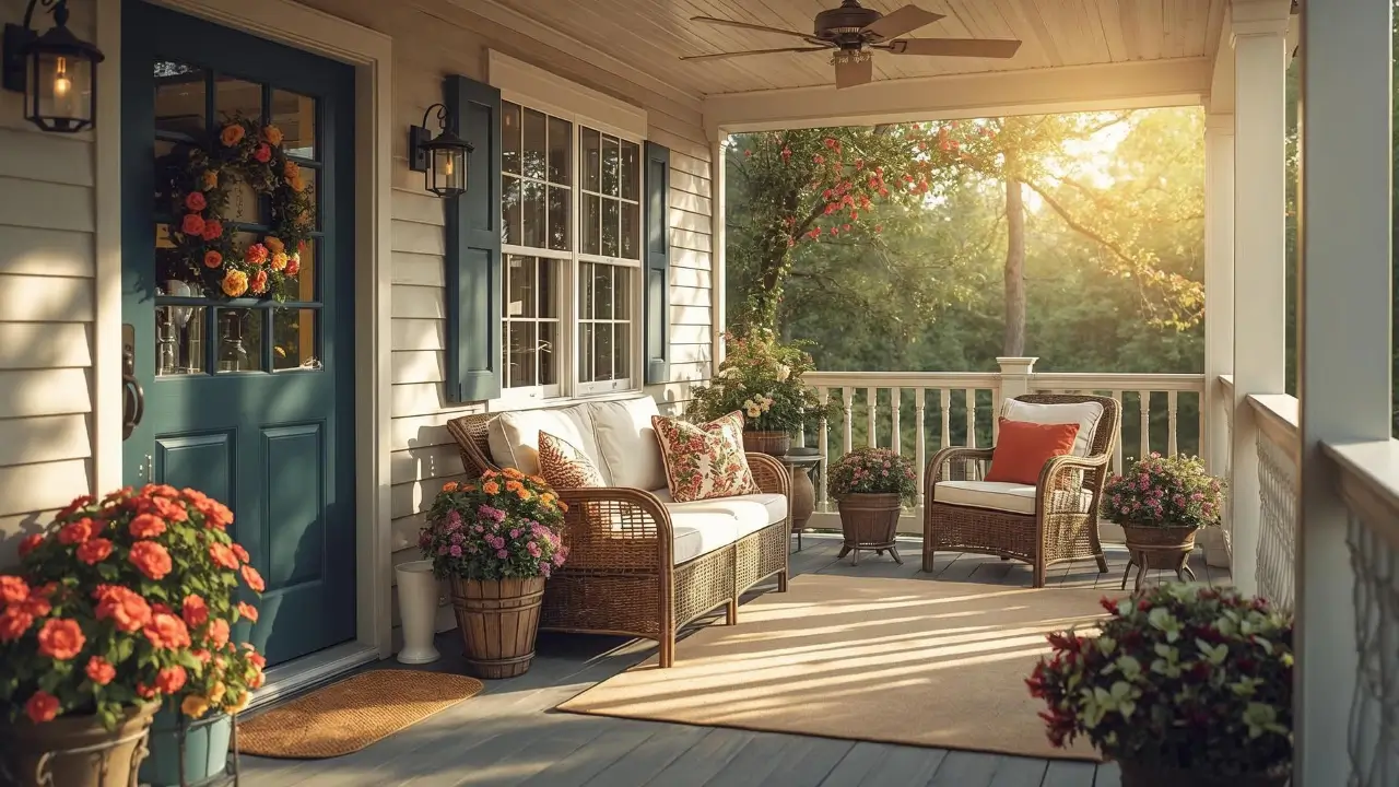 summer porch decor