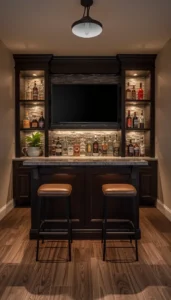 Add Accent Lighting Around the Bar