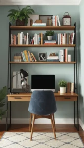 Add Bookshelves for Storage and Style