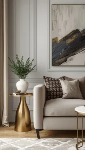 Add Gold and Metallic Decor for a Luxury Look