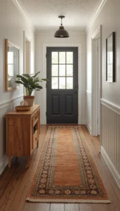 Add Runner Rugs for Warm and Cozy Look