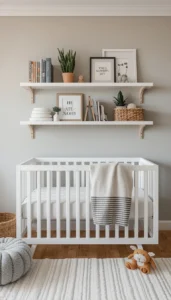 Add Shelving for Baby Essentials