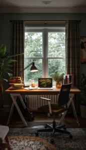 Add a quality desk lamp for evening study