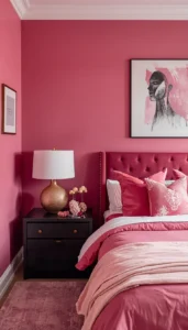 Add modern lamps and mirrors