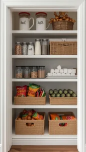 Add small baskets for grouped storage