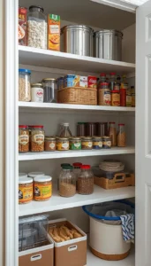 Adjust shelf height for different food containers