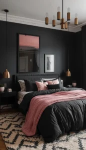 Black and Pink Aesthetic Bedroom Ideas