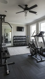 Bright and Energizing Home Gym Design