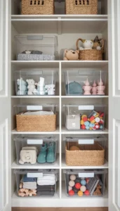 Choose Clear Bins for Visibility