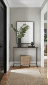 Choose a slim table for narrow hallways