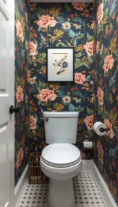 Choose bold patterns for small spaces