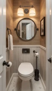 Choose compact fixtures for small spaces