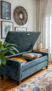 Choose furniture with hidden storage