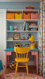 Choose multi colored furniture pieces