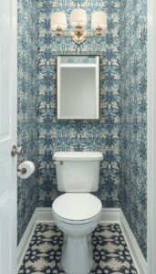 Choose patterns that add depth to the room