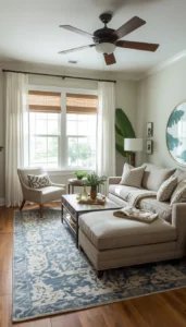 Choose patterns that complement the decor