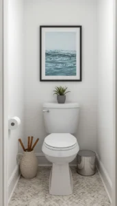 Choose small frames for small walls