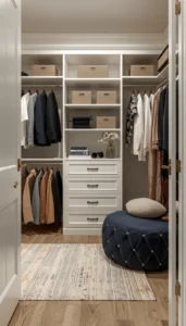 Choose soft rugs or seating