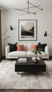 Choose white beige or black as the base color