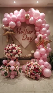 Combine Balloons with Flowers