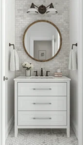 Compact Vanity Solutions for Small Powder Rooms