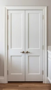 Coordinate door hardware with kitchen fixtures