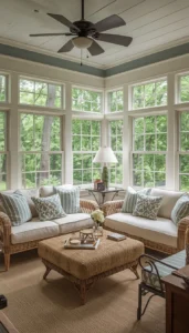 Cozy Sunroom Seating Ideas