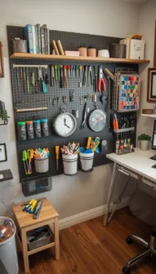 Craft Room Wall Organization Ideas