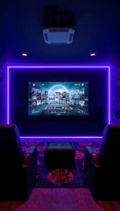 Create a Large Screen Viewing Area