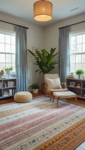 Decor Idea Add Colorful Rugs