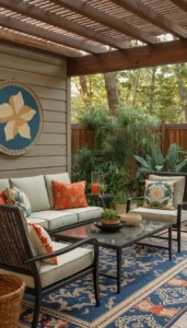 Decor Idea Add Decorative Outdoor Cushions