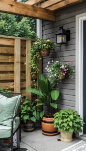 Decor Idea Add Hanging Plant Baskets