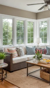 Decor Idea Add Layered Throw Pillows