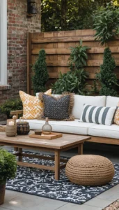 Decor Idea Add Layered Throw Pillows