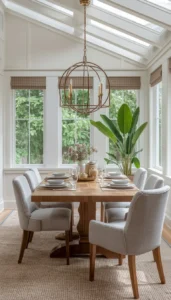 Decor Idea Align the Dining Table with the Kitchen Flow