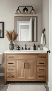 Decor Idea Combine Wood with Neutral Colors