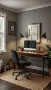 Decor Idea Improve Lighting Around the Desk