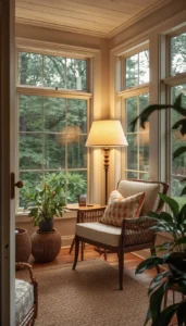 Decor Idea Include Soft Lighting for Evenings