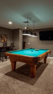 Decor Idea Include a Pool Table or Game Table