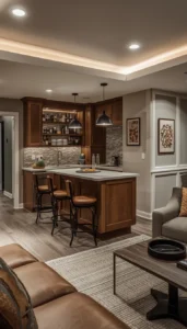 Decor Idea Incorporate a Small Bar Area