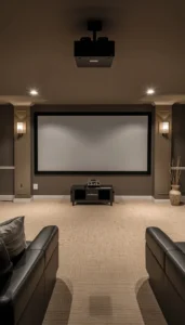 Decor Idea Install a Large Screen or Projector