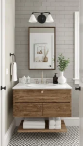 Decor Idea Install a Wall Mounted Vanity