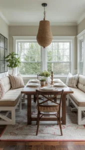 Decor Idea Mix Bench and Chair Seating