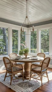 Decor Idea Place the Dining Table Near Windows