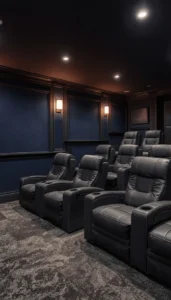 Decor Idea Use Comfortable Theater Style Seating