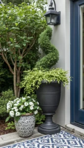 Decor Idea Use Large Decorative Planters