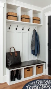 Decor Idea Use Matte Black or Metal Hooks